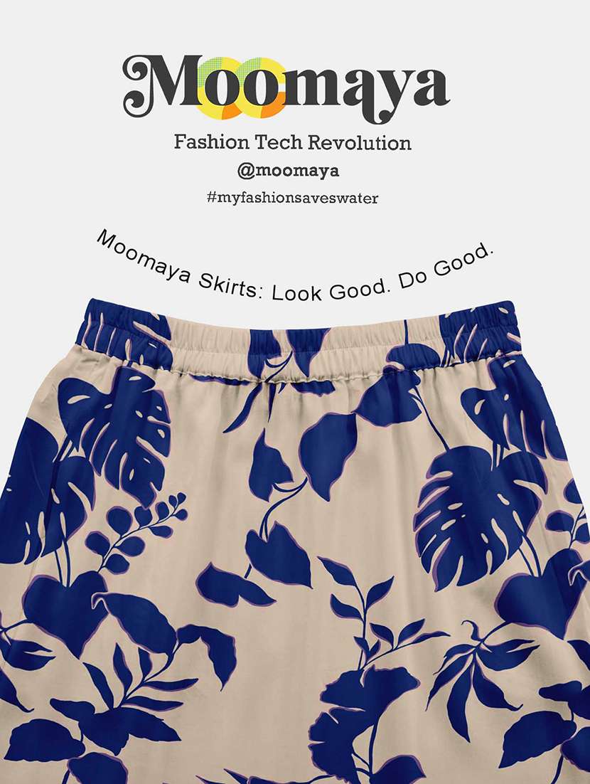 women tropical printed high rise maxi tiered skirt - 22006330 - Standard Image - 5