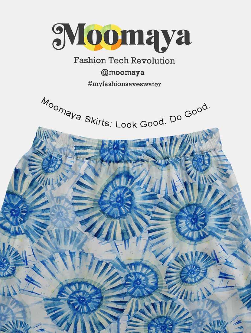 women tie & dye printed high rise maxi tiered skirt - 22006331 - Standard Image - 5