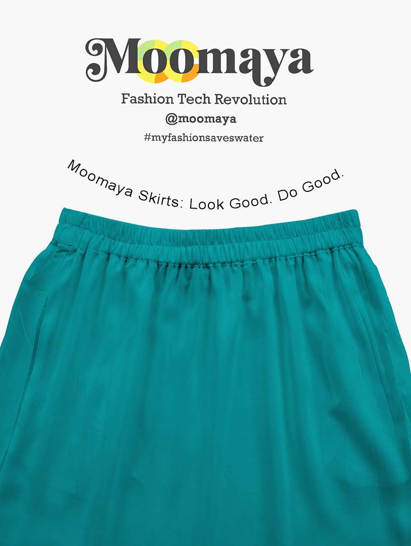 women solid high rise maxi tiered skirt - 22006380 -  Standard Image - 5