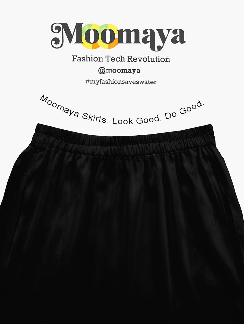 women solid high rise maxi tiered skirt - 22006386 - Standard Image - 5