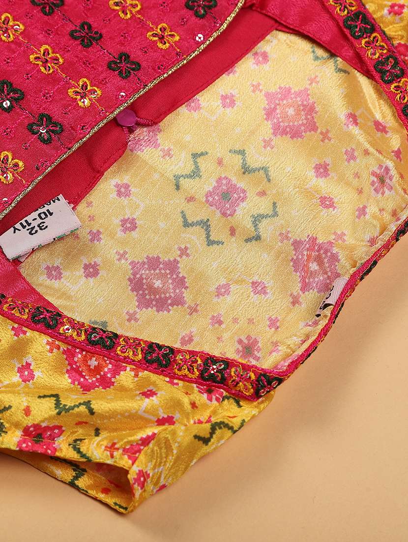 girls embroidered top and pant set - 22006528 -  Standard Image - 3
