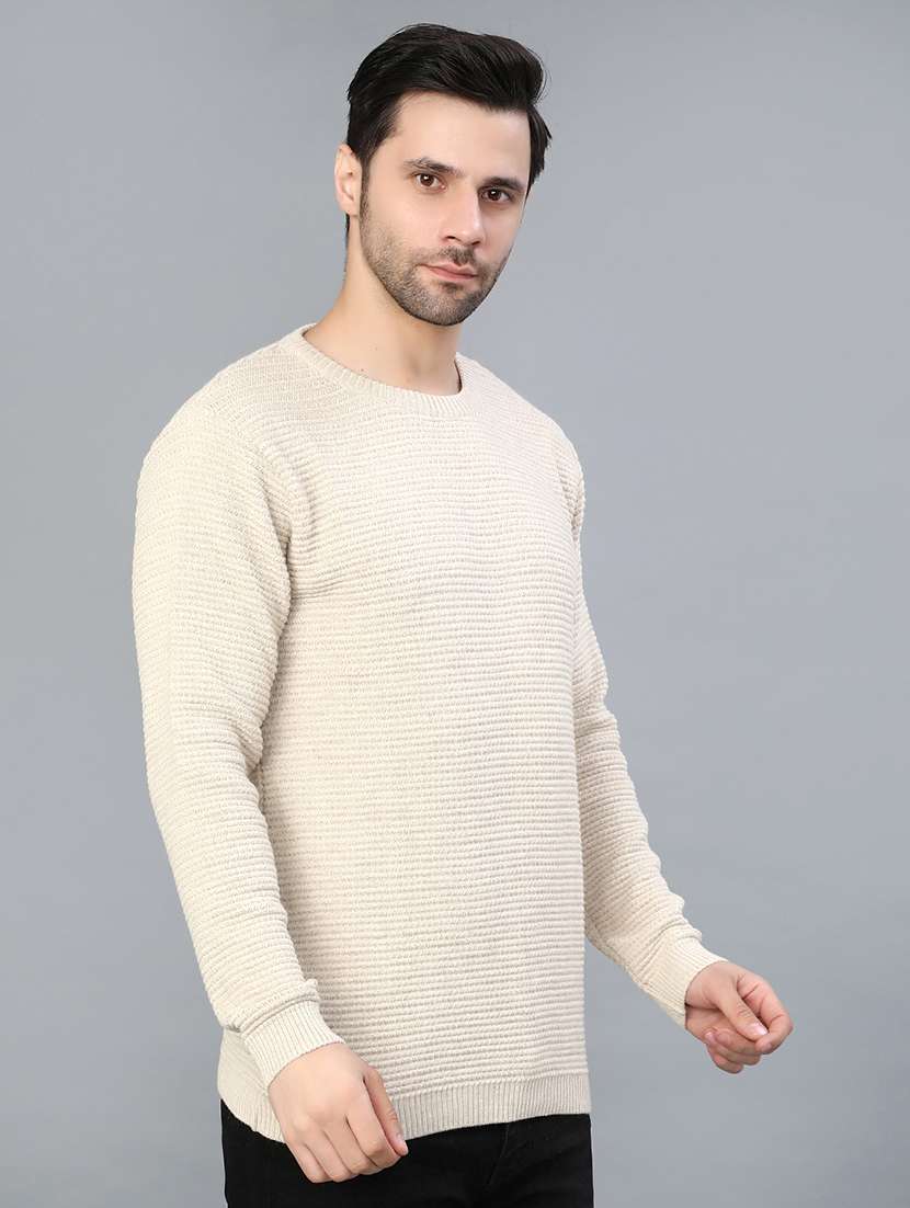 men self design long sleeve regular fit pullover  - 22006780 -  Standard Image - 3