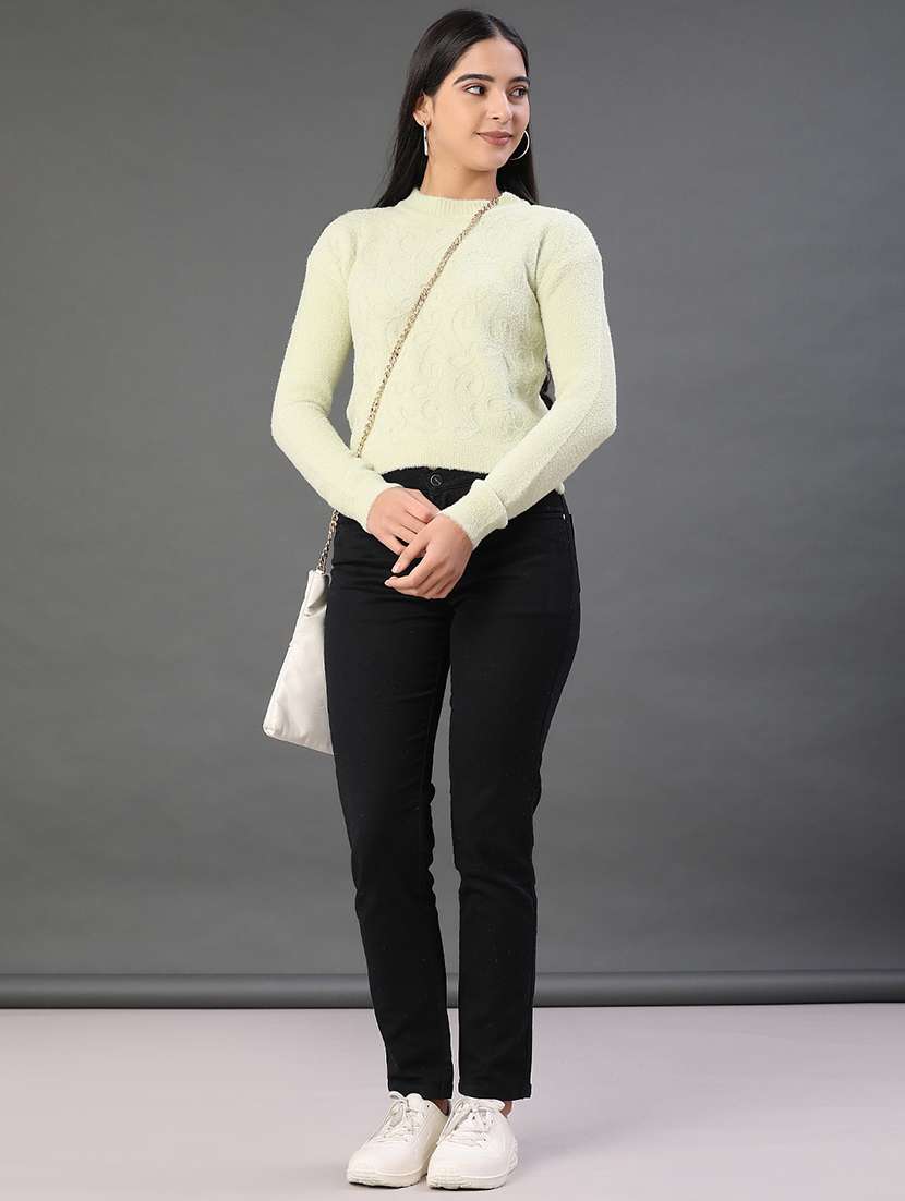 women self designed long sleeve pullover - 22006786 -  Standard Image - 5