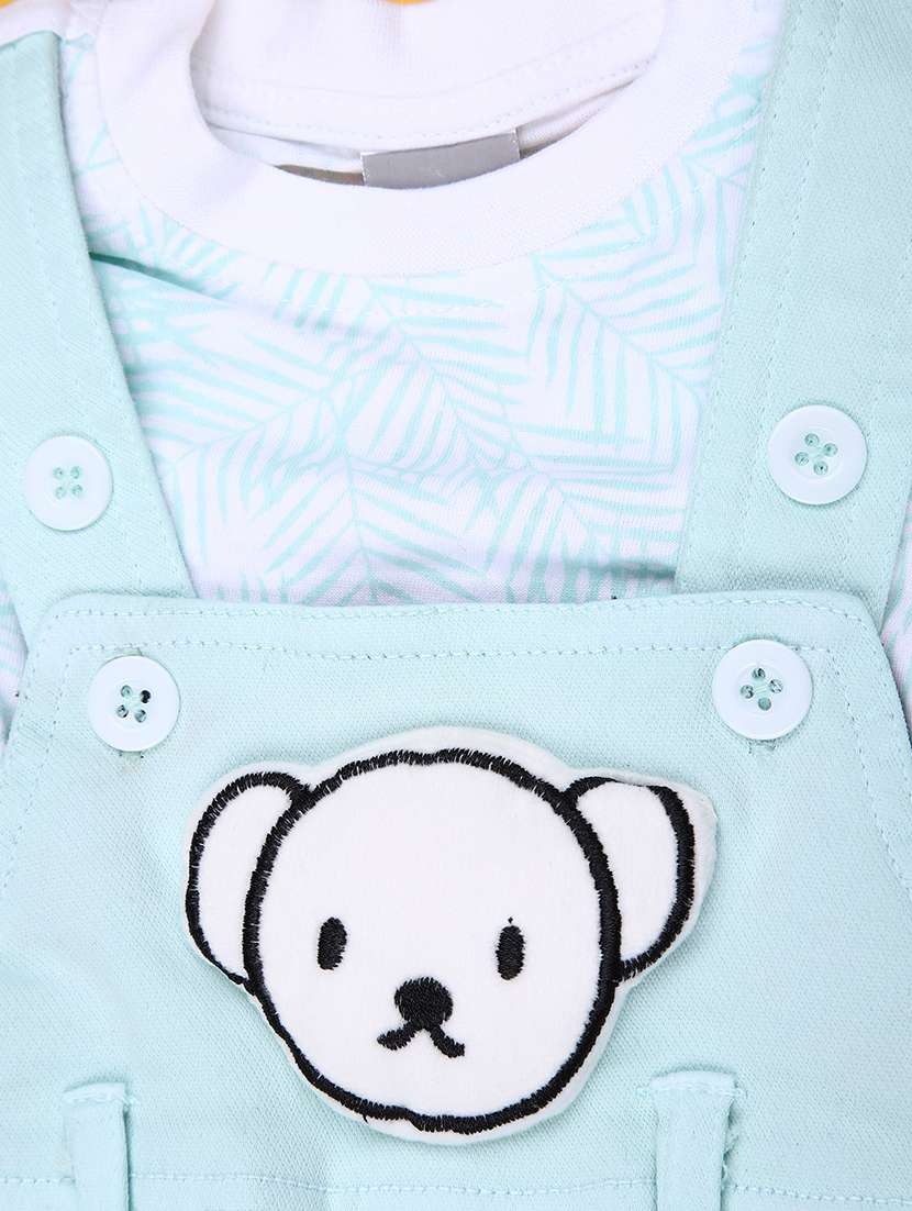 boys printed dungaree co-ord set - 22006859 -  Standard Image - 3