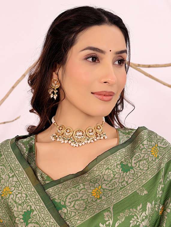 women self design banarasi saree with blouse - 22006961 - Standard Image - 3