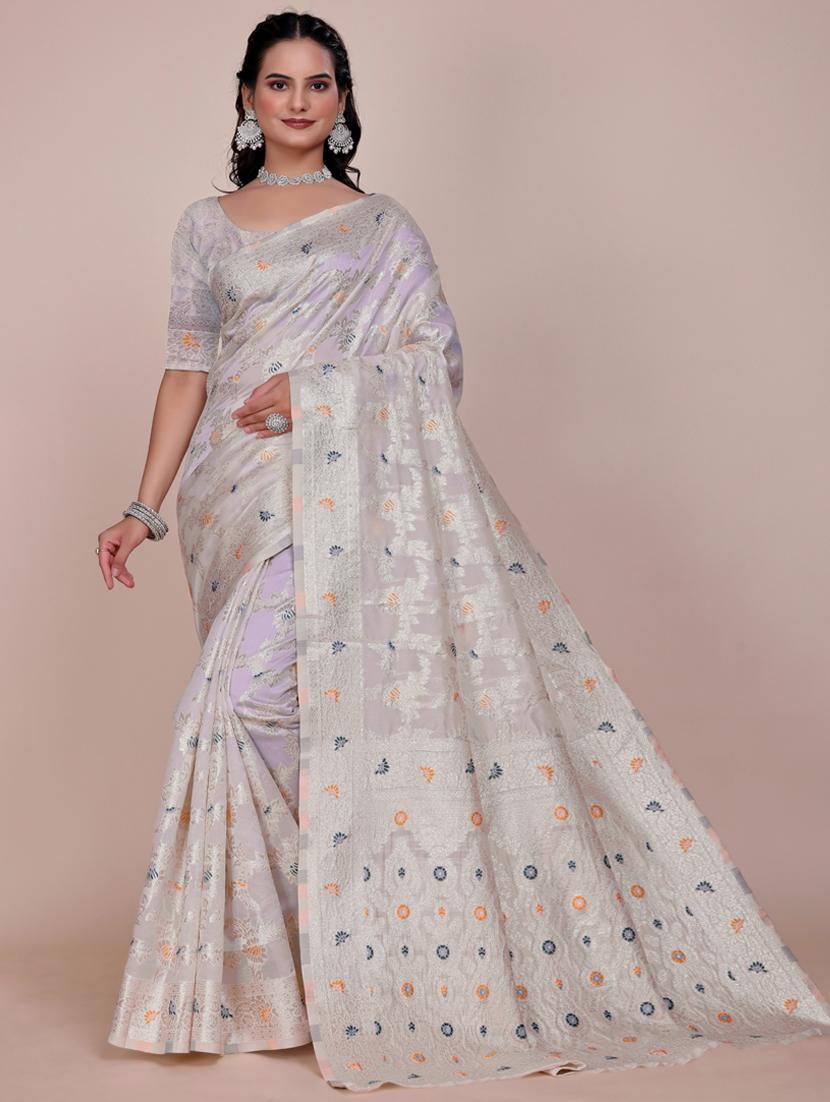 women self design banarasi saree with blouse - 22006965 - Zoom Image - 0