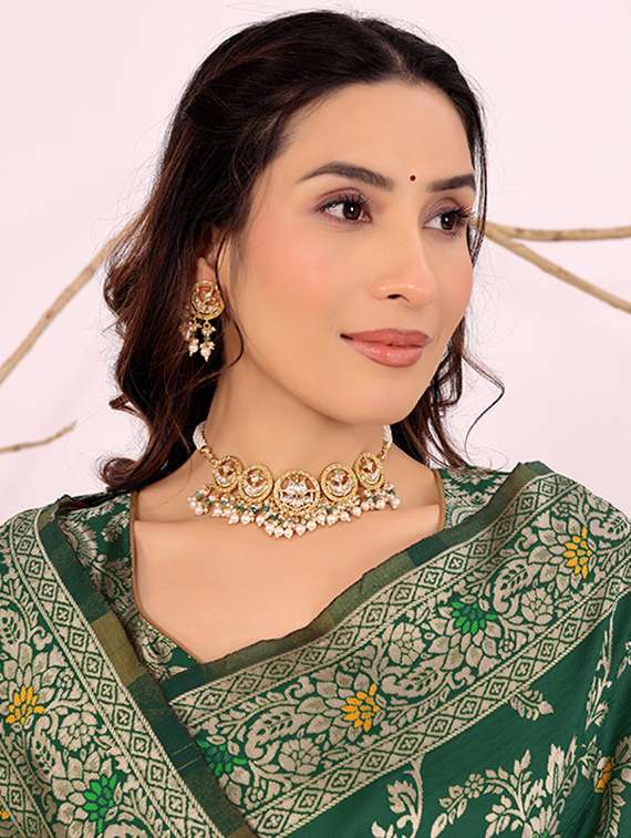women self design banarasi saree with blouse - 22006966 - Standard Image - 3
