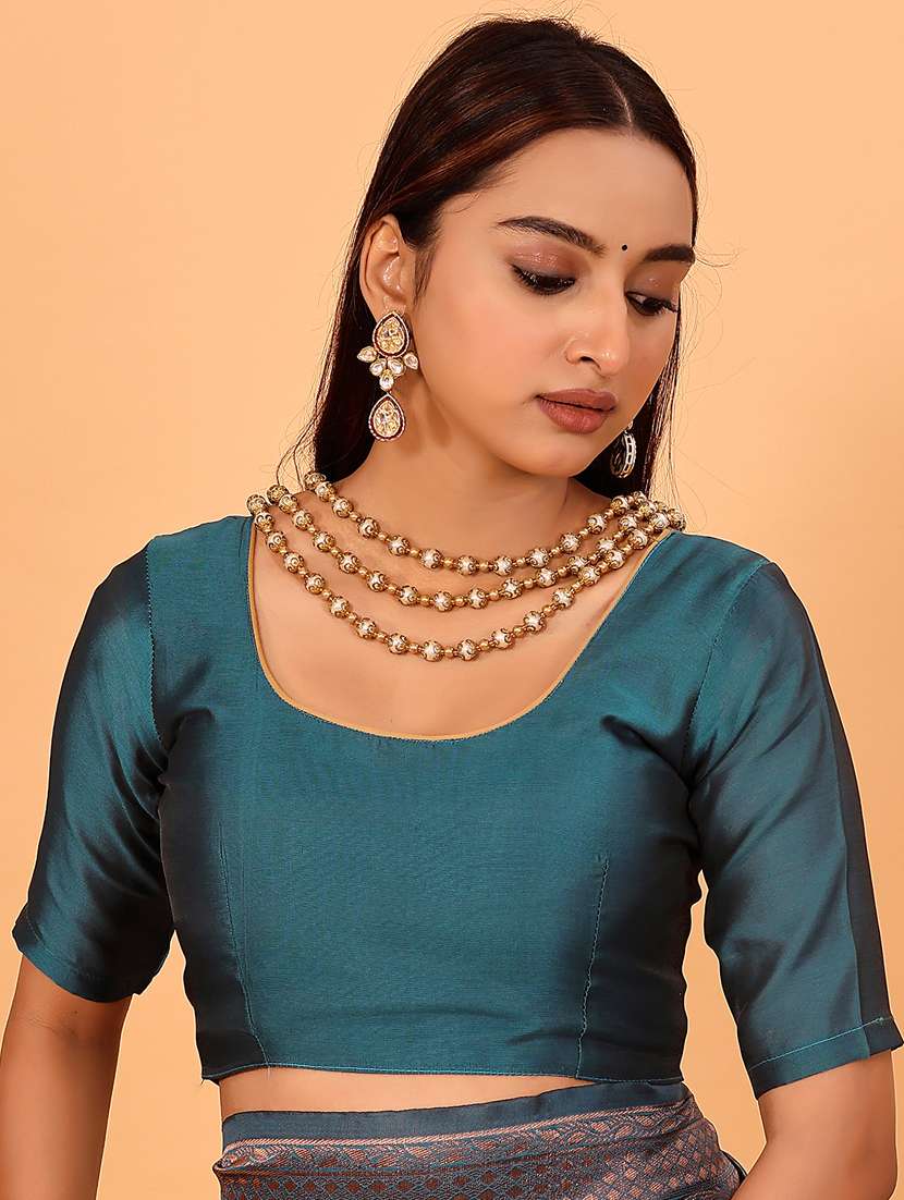 women self design kanjivaram saree with blouse - 22006980 -  Standard Image - 3