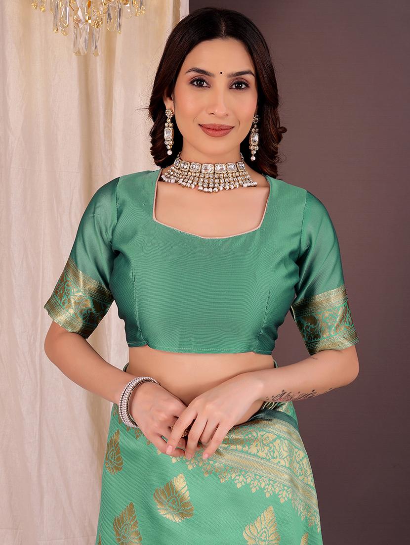 women self design banarasi saree with blouse - 22006990 - Standard Image - 3