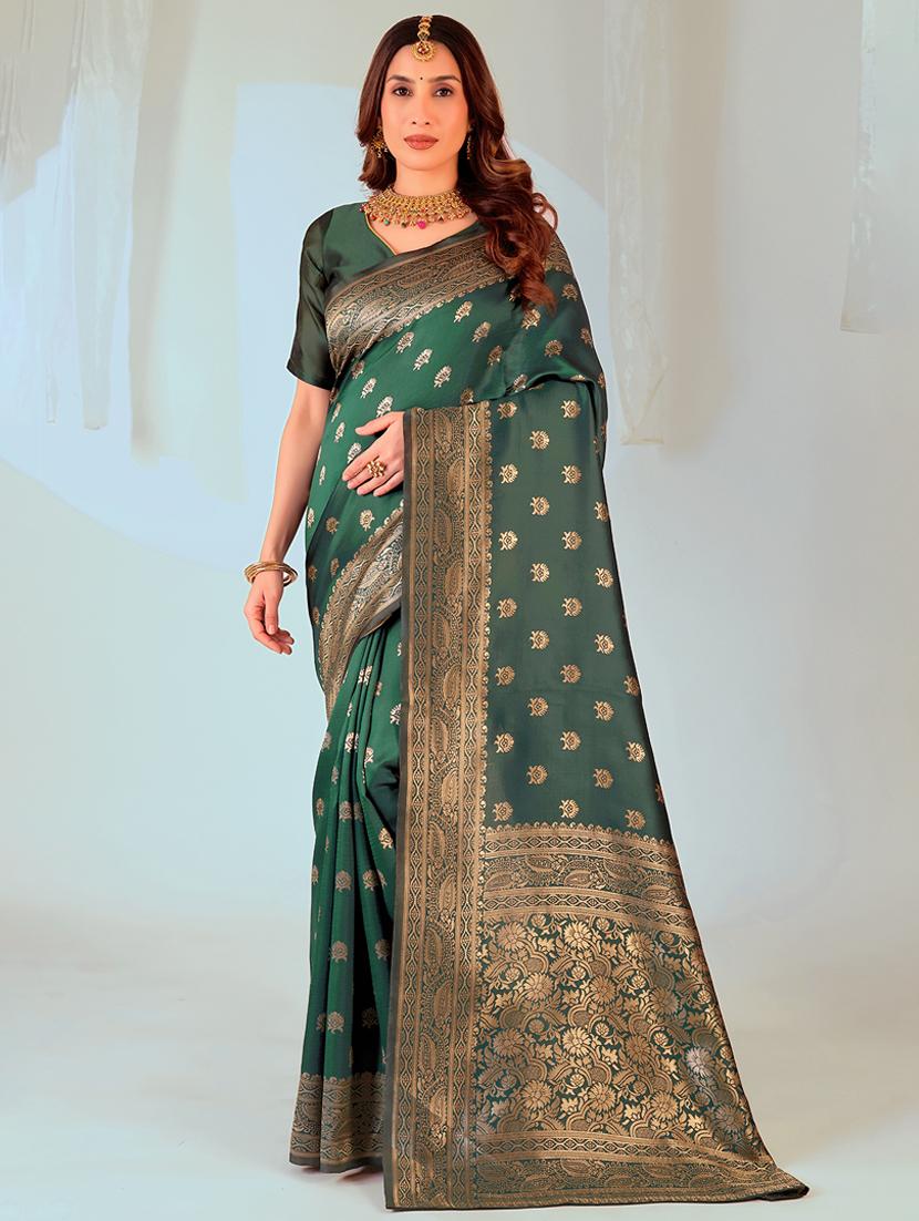 women self design banarasi saree with blouse - 22007022 - Zoom Image - 0