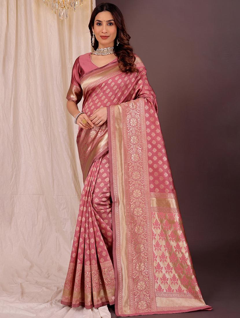 women self design banarasi saree with blouse - 22007066 - Zoom Image - 0