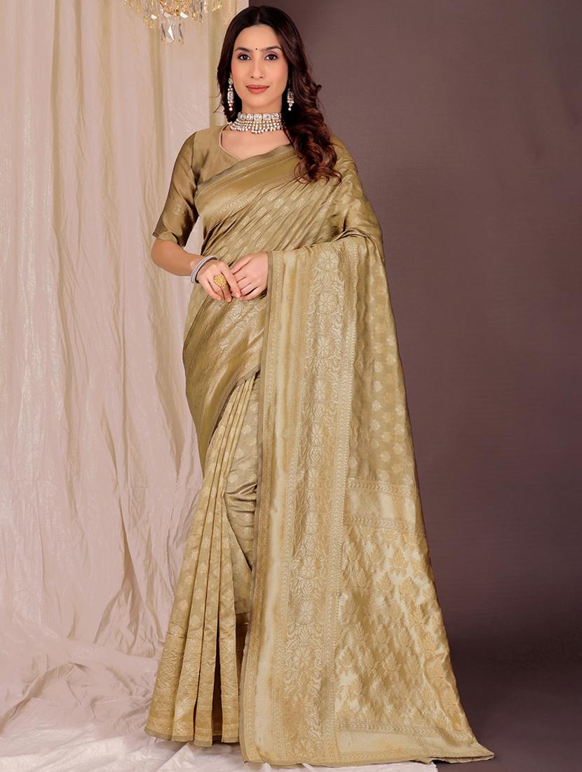 women self design banarasi saree with blouse - 22007071 -  Zoom Image - 0