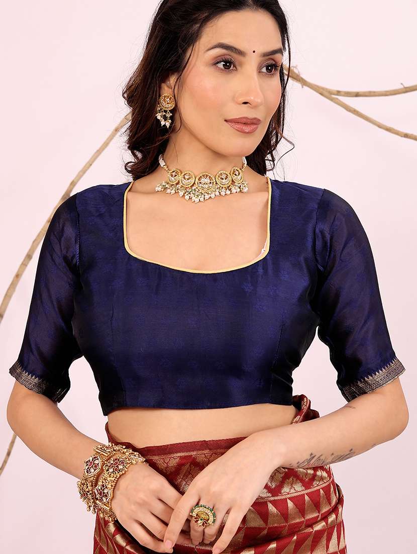 women self design banarasi saree with blouse - 22007131 - Standard Image - 3
