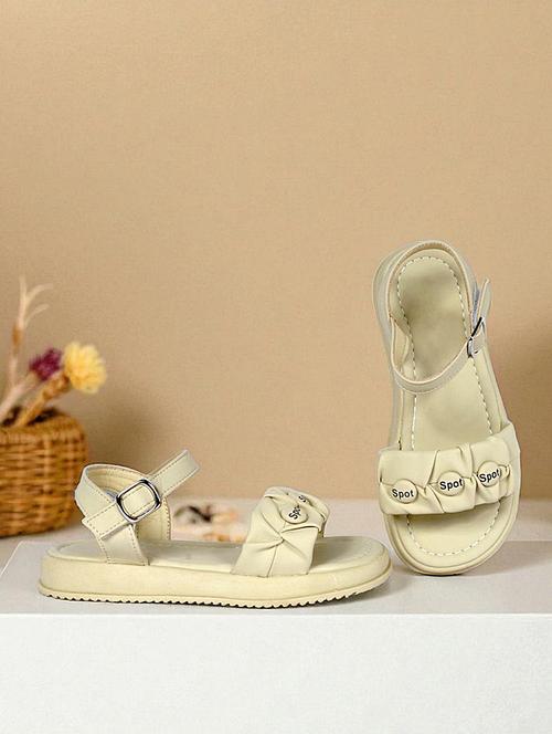 girls solid ankle strap sandal - 22007742 -  Standard Image - 0