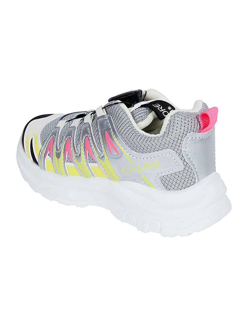 unisex grey lace up sport shoe - 22007744 - Standard Image - 3