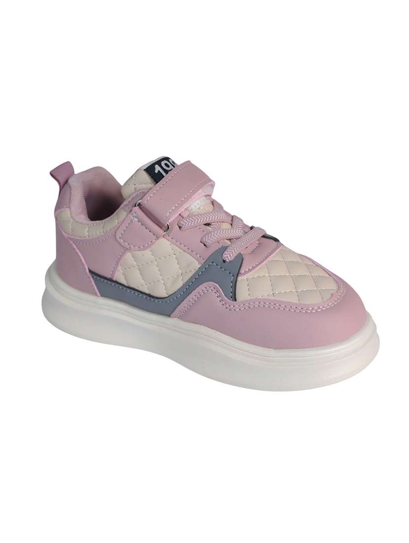 unisex color block lace up sneaker - 22007749 - Standard Image - 3