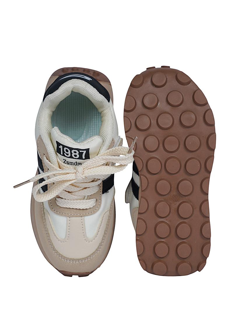 unisex color block lace up sneaker - 22007751 - Standard Image - 5