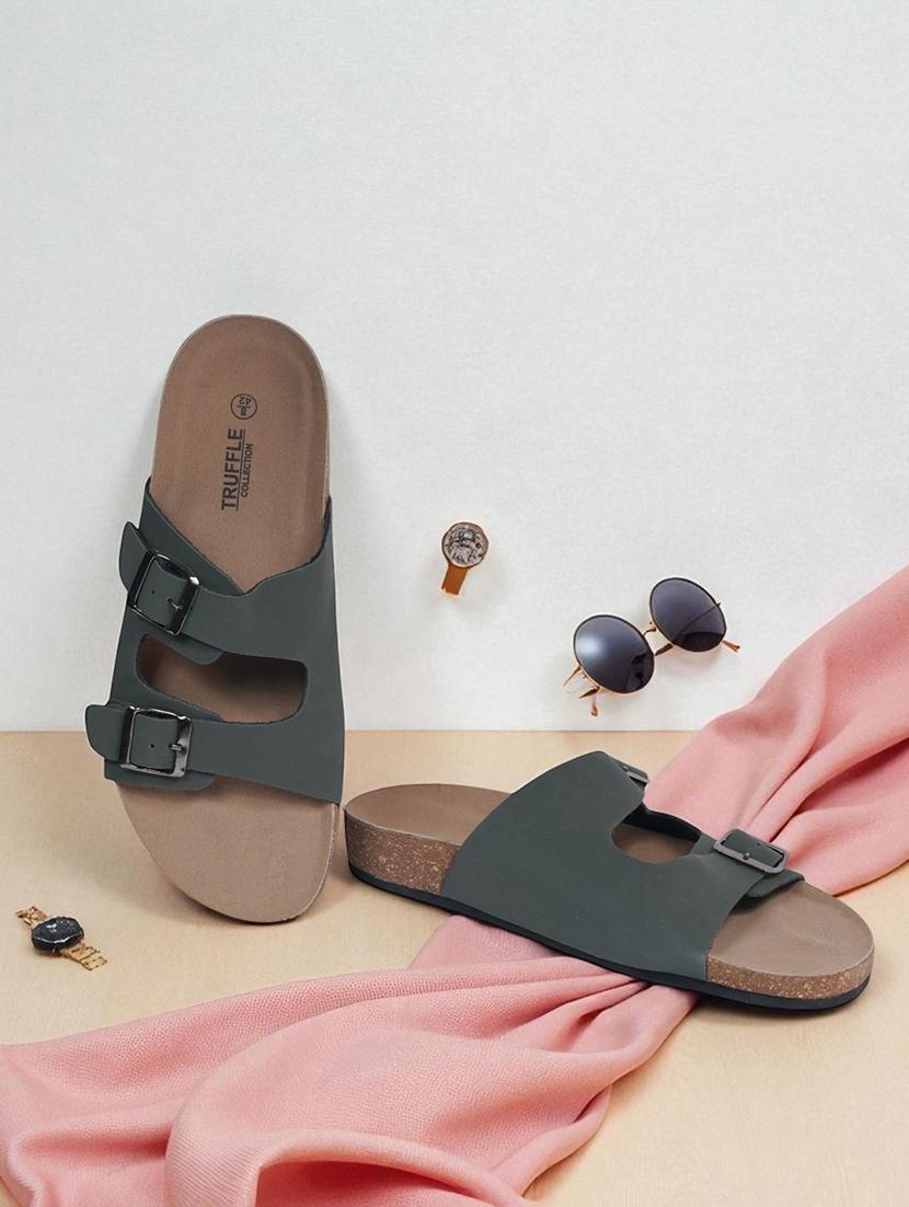 men solid slip on sandal - 22007766 - Zoom Image - 0