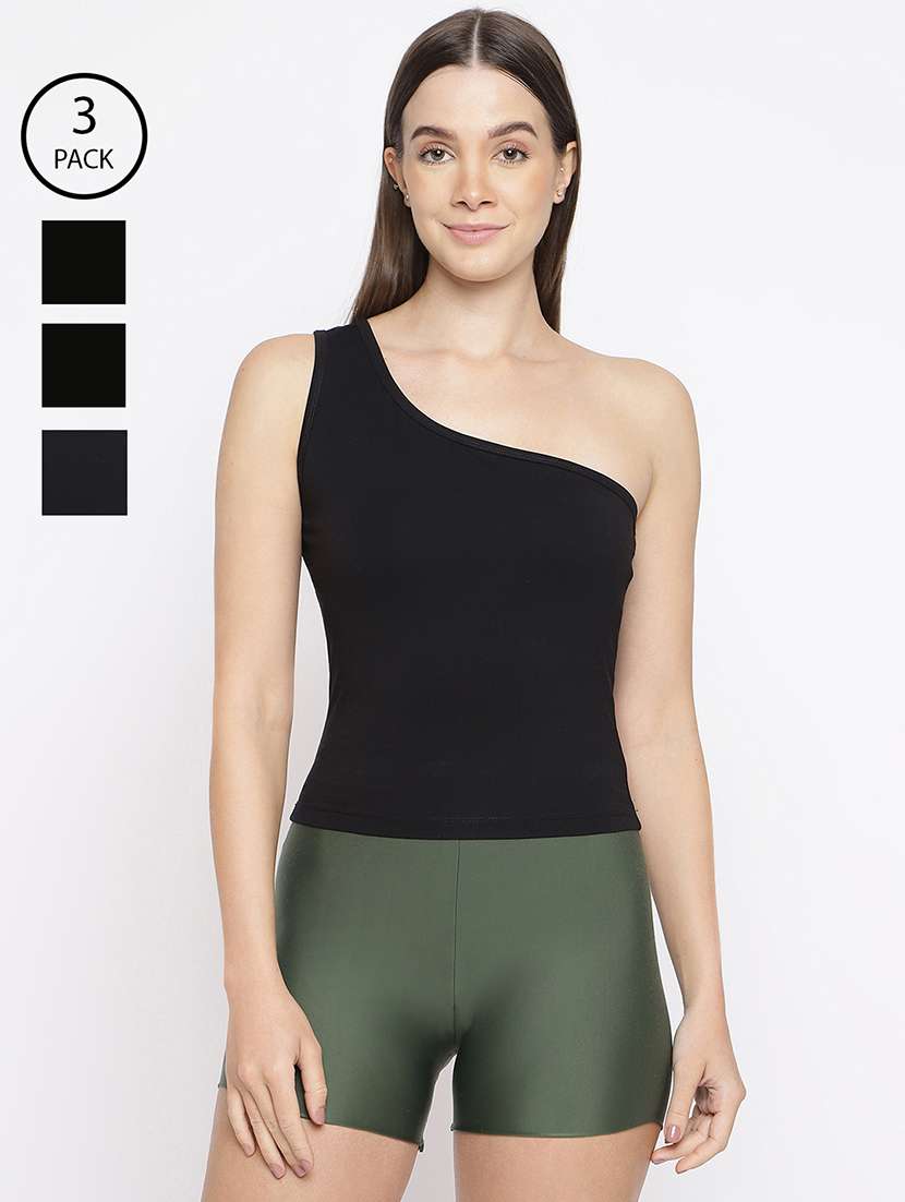 women pack of 3 solid camisole