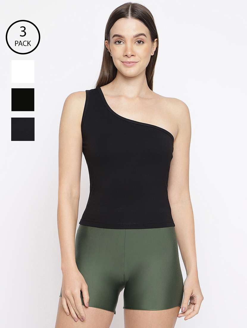 women pack of 3 solid camisole