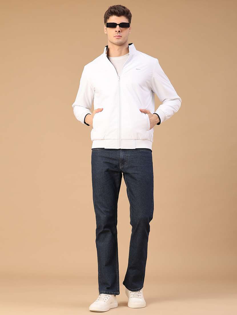 men solid long sleeve reversible bomber jacket - 22007958 -  Standard Image - 5