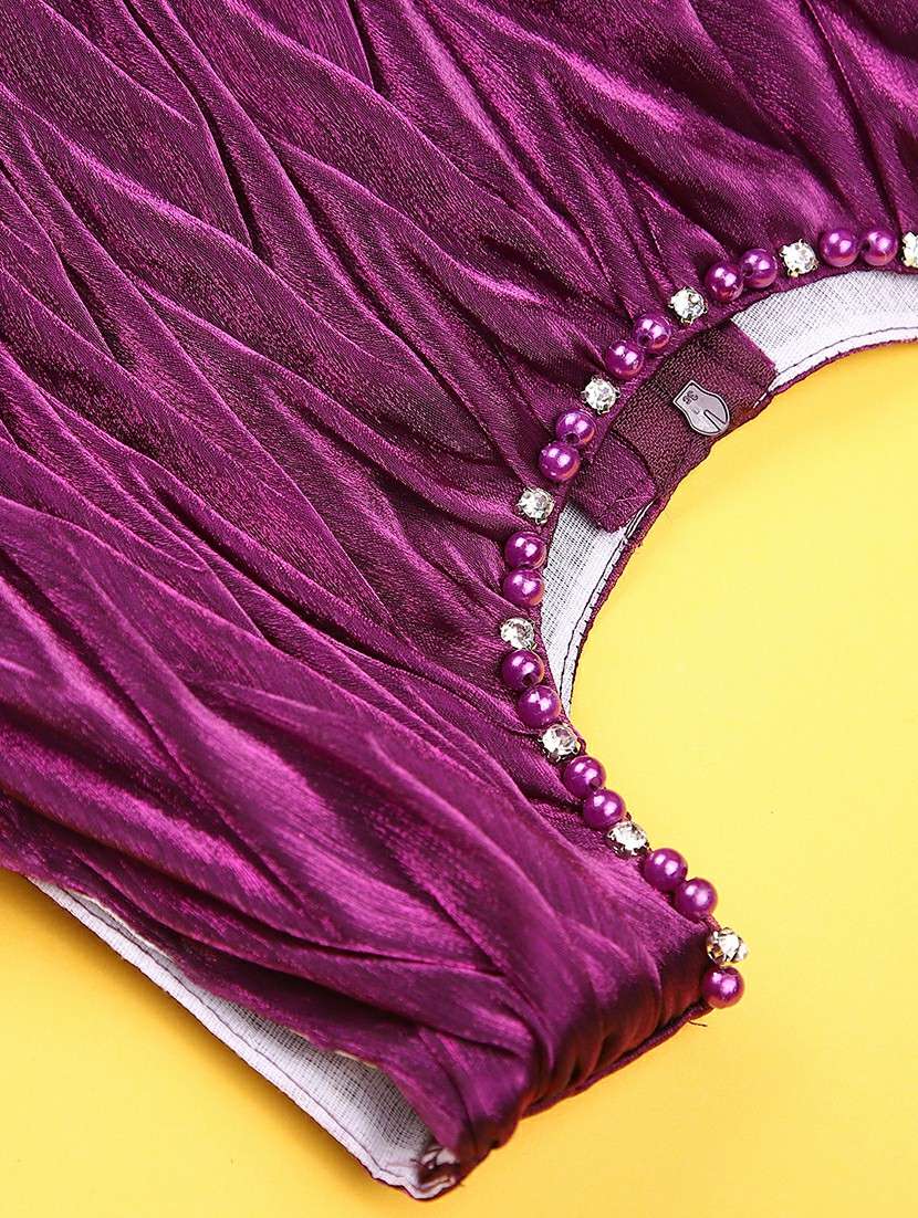 girls solid sleeveless fit & flare dress - 22007994 -  Standard Image - 3