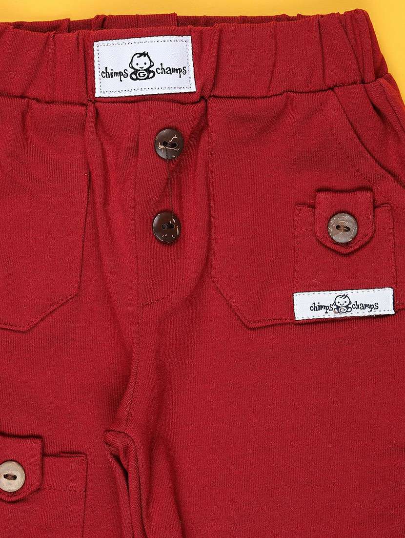 kids solid mid rise jogger - 22008051 -  Standard Image - 3