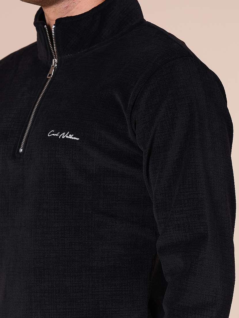 men solid long sleeve regular fit sweatshirt - 22008121 -  Standard Image - 3