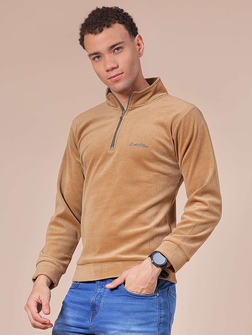 men solid long sleeve regular fit sweatshirt - 22008156 -  Standard Image - 5