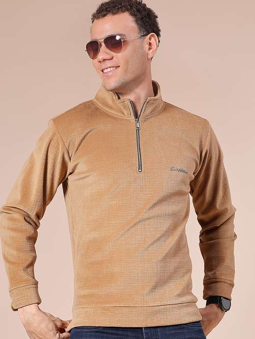men solid long sleeve regular fit sweatshirt - 22008157 -  Standard Image - 0