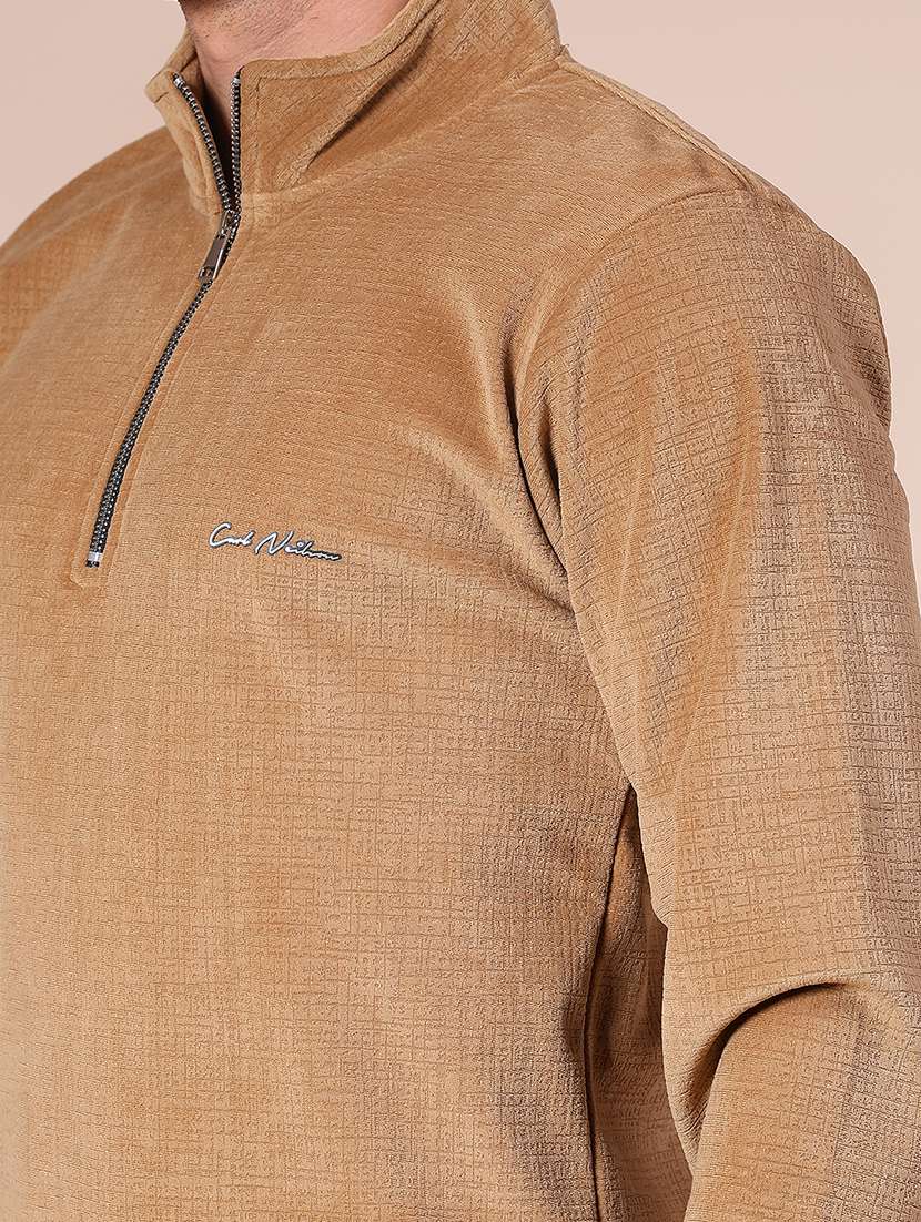 men solid long sleeve regular fit sweatshirt - 22008157 -  Standard Image - 3