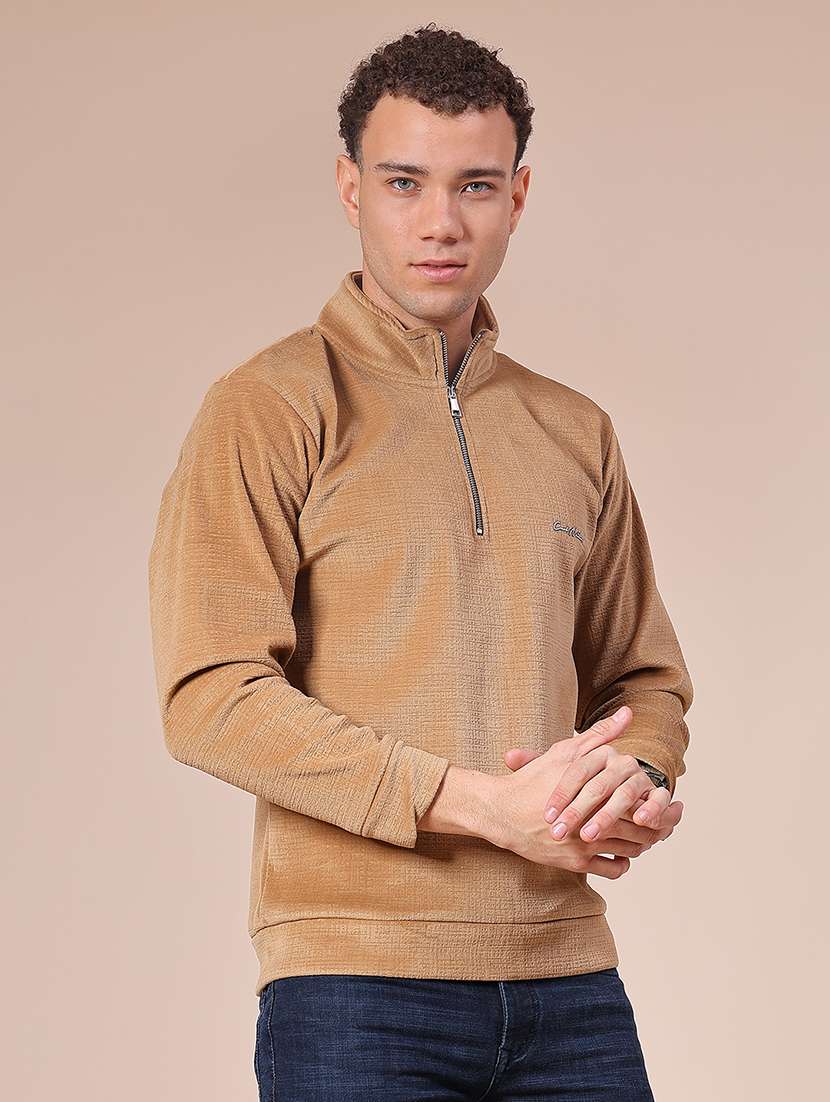 men solid long sleeve regular fit sweatshirt - 22008157 -  Standard Image - 5