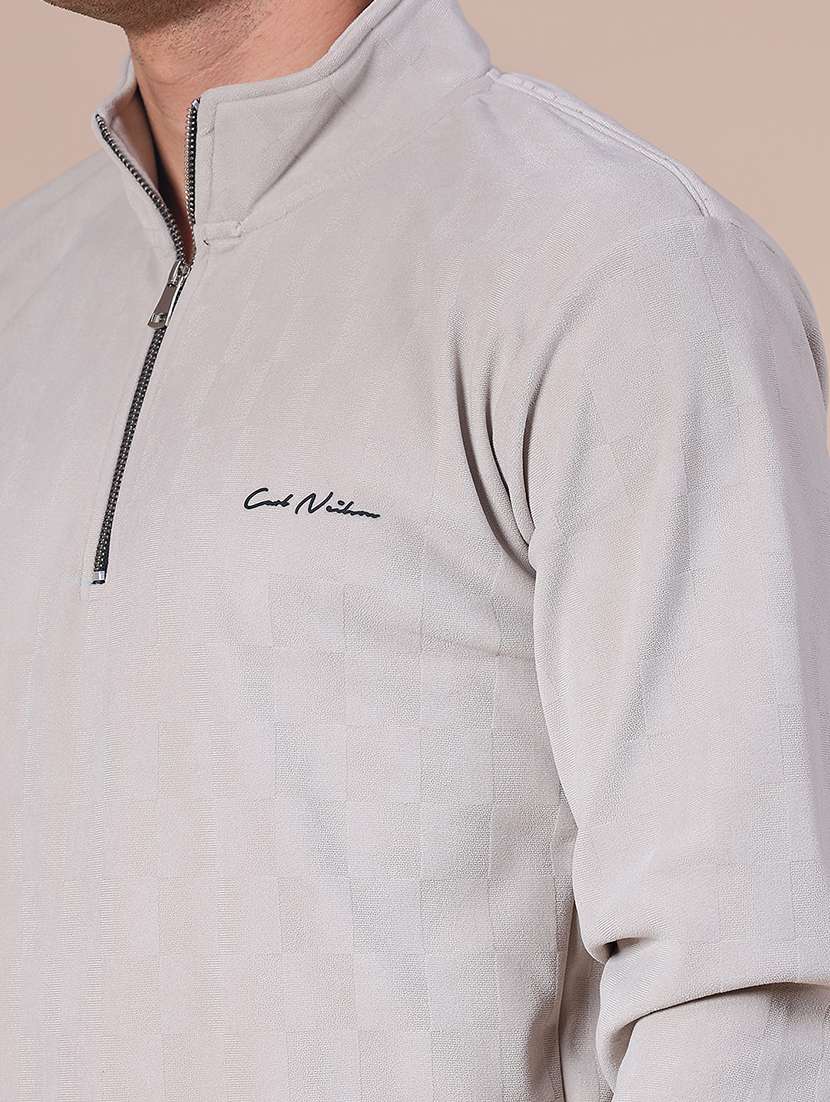 men self design long sleeve regular fit sweatshirt - 22008206 -  Standard Image - 3