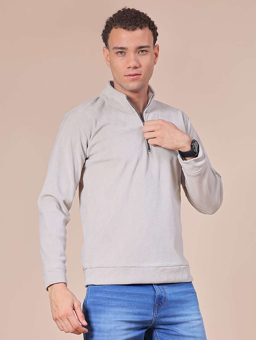 men self design long sleeve regular fit sweatshirt - 22008206 -  Standard Image - 5