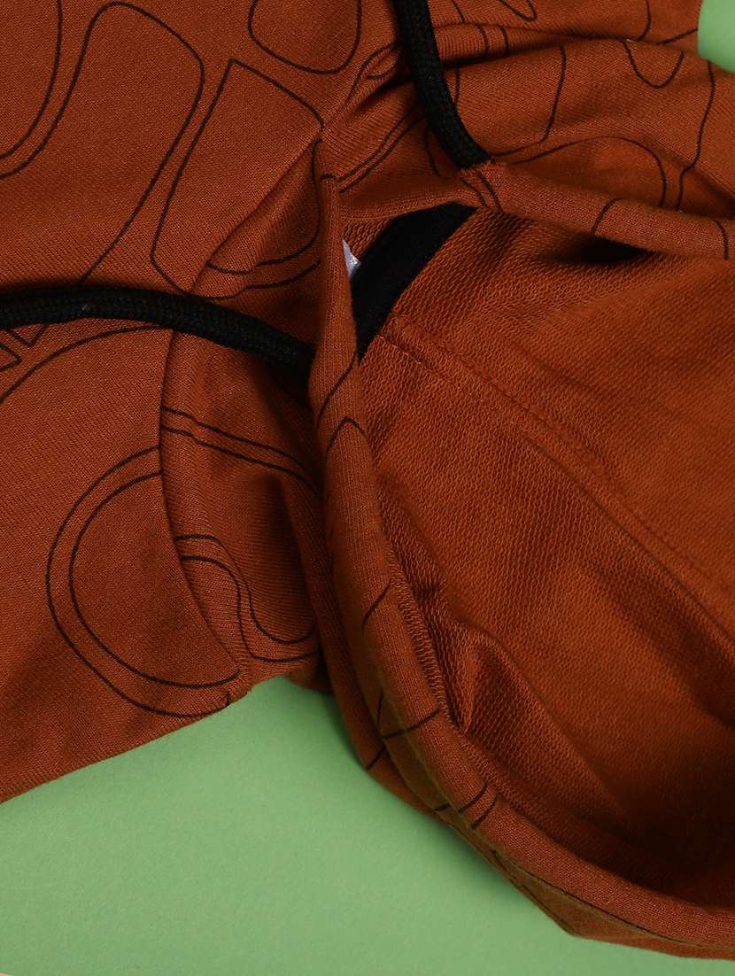 boys printed long sleeve hooded sweatshirt - 22008817 -  Standard Image - 3