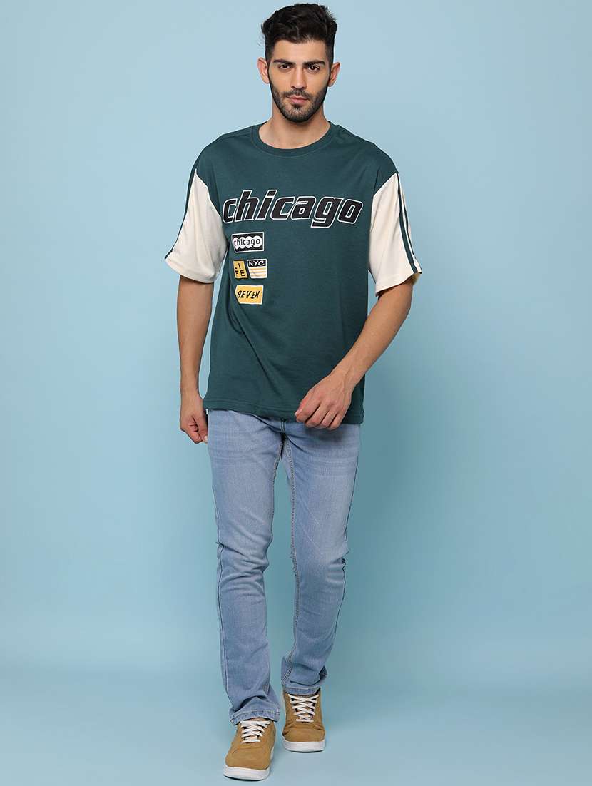 men printed short sleeve loose fitt-shirt - 22008882 -  Standard Image - 3