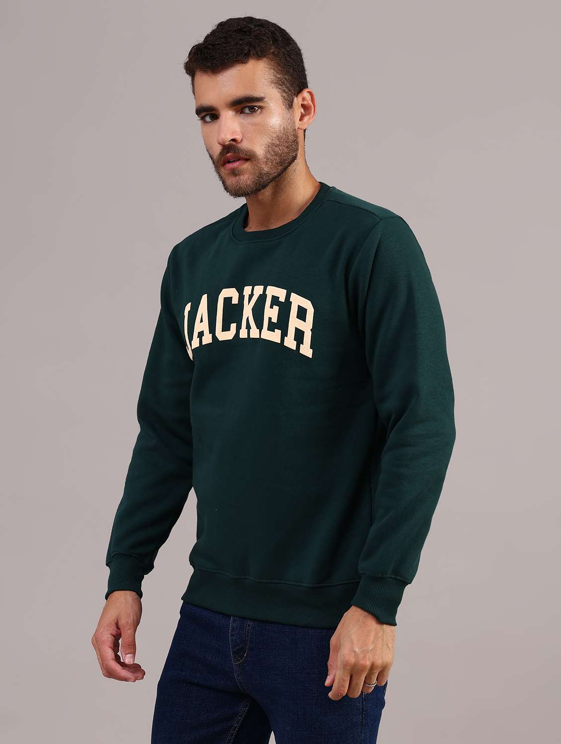 men printed long sleeve regular fit sweatshirt - 22008988 -  Standard Image - 3