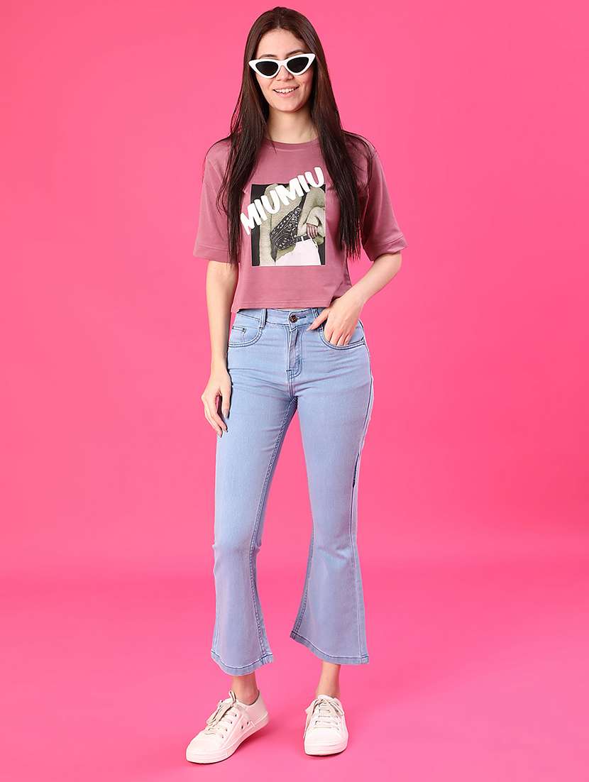 women printed short sleeve t-shirt - 22009037 -  Standard Image - 3