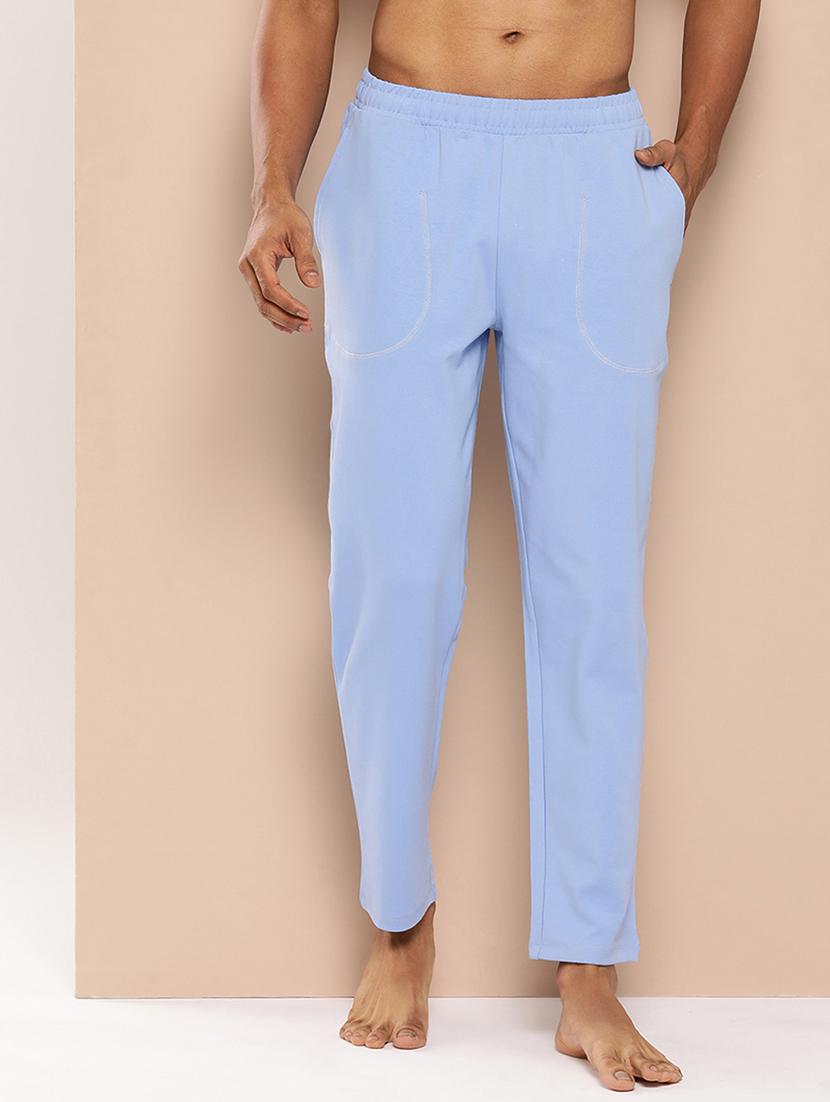 men solid regular fit full length track pant - 22009258 - Zoom Image - 0
