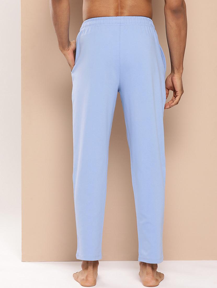 men solid regular fit full length track pant - 22009258 - Standard Image - 3