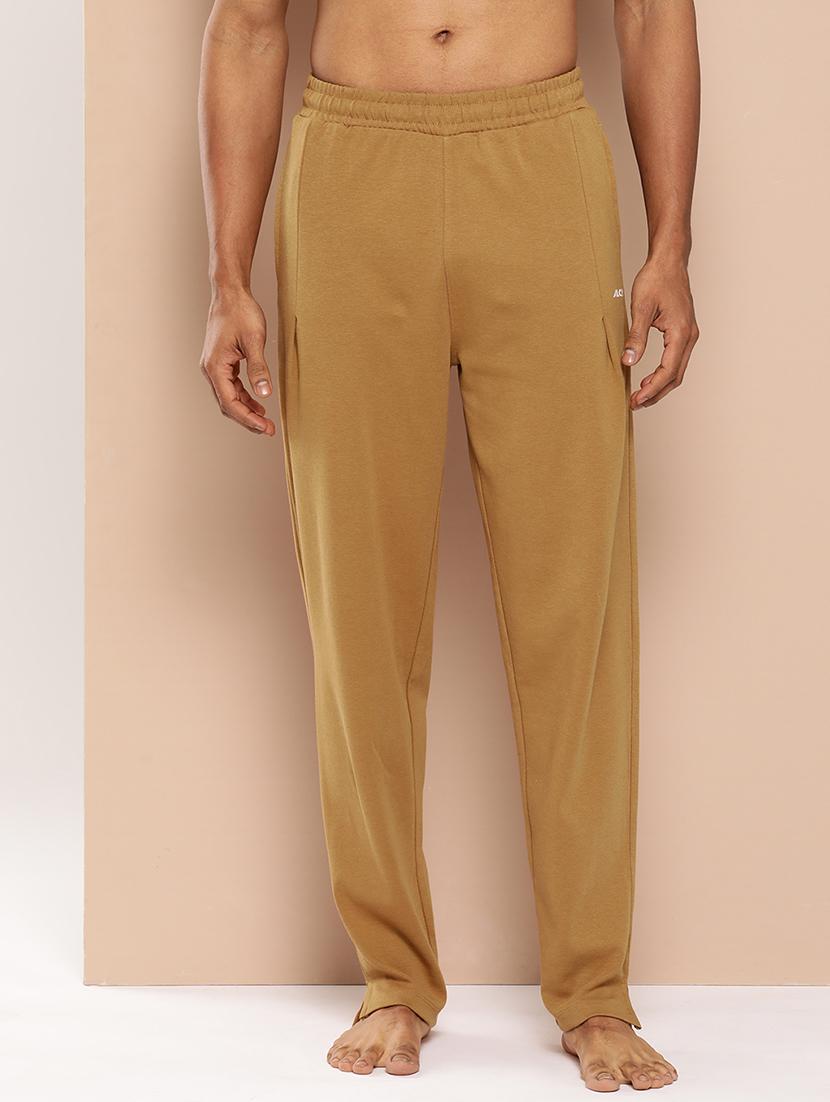 men solid regular fit full length track pant - 22009264 - Zoom Image - 0