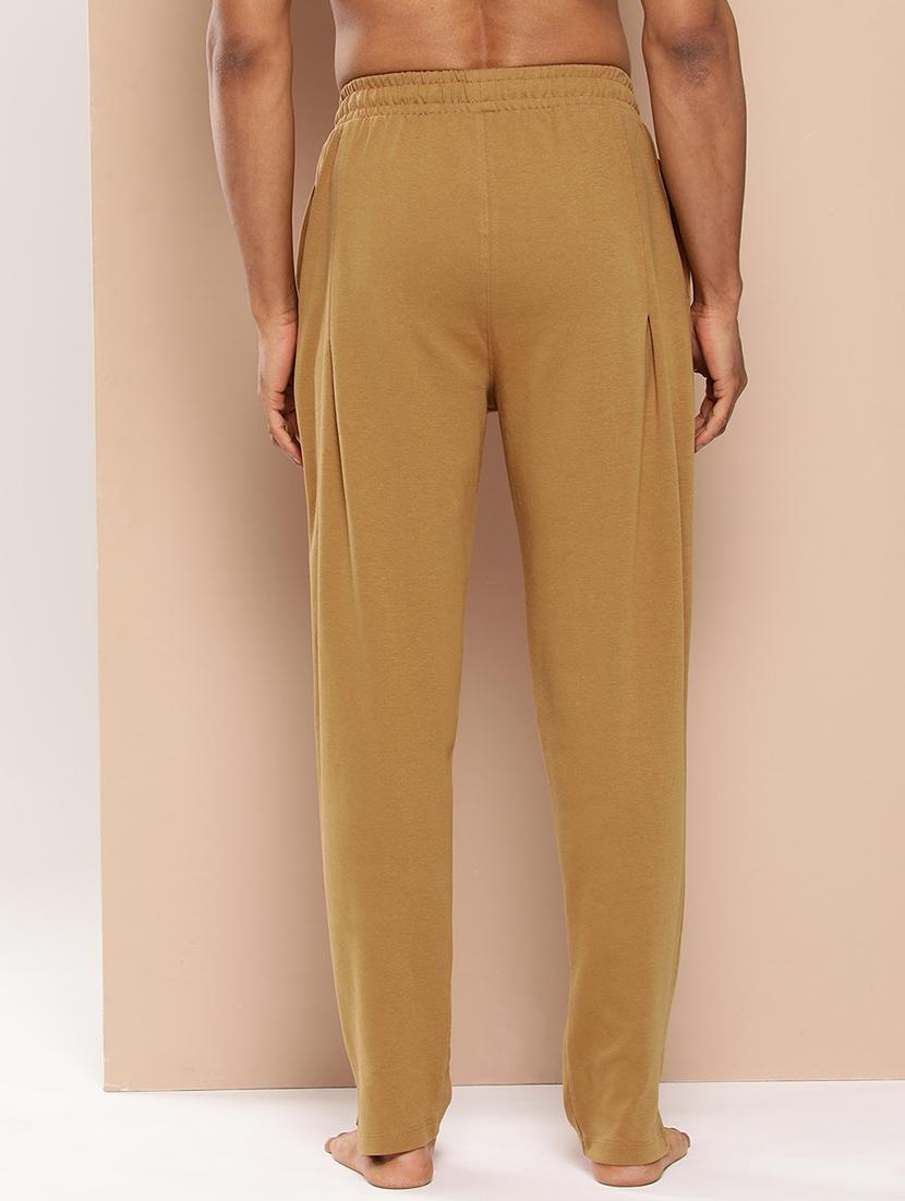 men solid regular fit full length track pant - 22009264 - Standard Image - 3