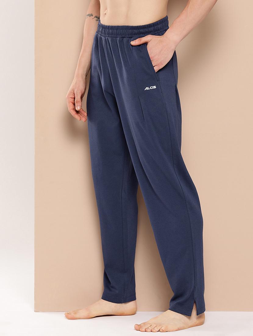 men solid regular fit full length track pant - 22009265 - Standard Image - 5