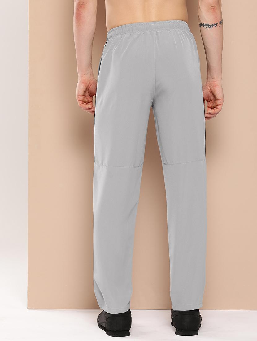 men solid regular fit full length track pant - 22009266 - Standard Image - 3