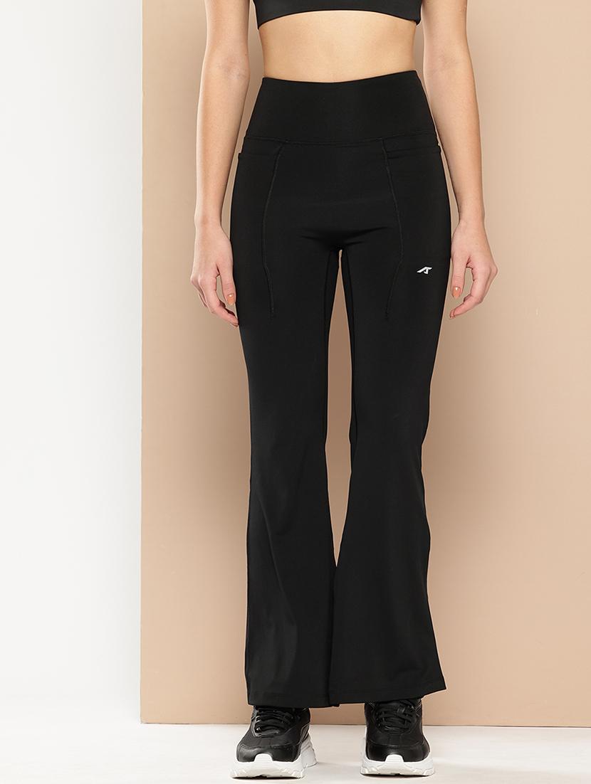 women solid high rise slim fit yoga pant  - 22009267 -  Zoom Image - 0