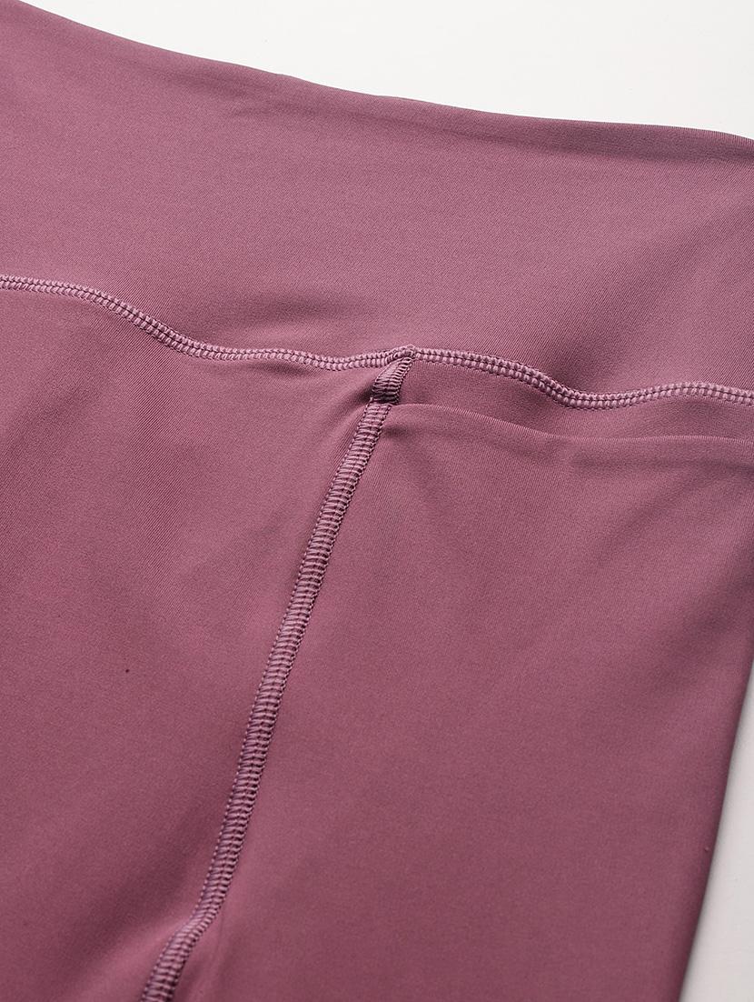 women solid high rise slim fit yoga pant - 22009274 - Standard Image - 5