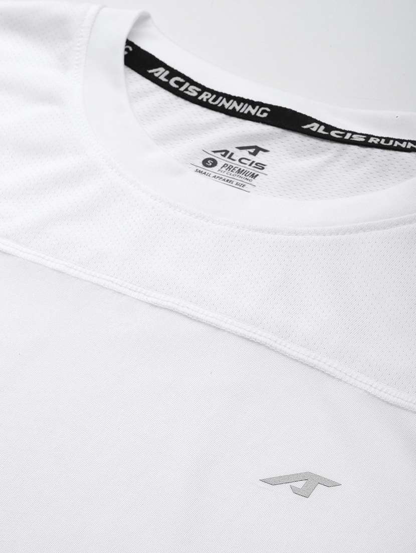 women solid short sleeve dry fit t-shirt - 22009284 -  Standard Image - 3