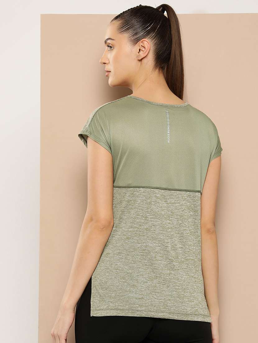 women typographic short sleeve dry fit t-shirt - 22009293 - Standard Image - 5