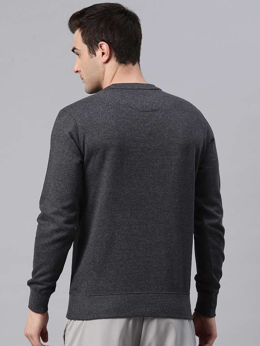 men logo print long sleeve regular fit sweatshirt - 22009306 -  Standard Image - 3