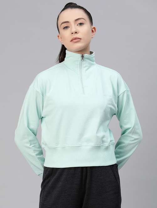 women solid long sleeve pullover sweatshirt - 22009342 - Standard Image - 0